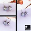 all side view- SIVYAA Fresh Water Silver Pearl Tiny Drop Dangle pure silver Earrings