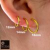 gold 2mm th hoop style guide