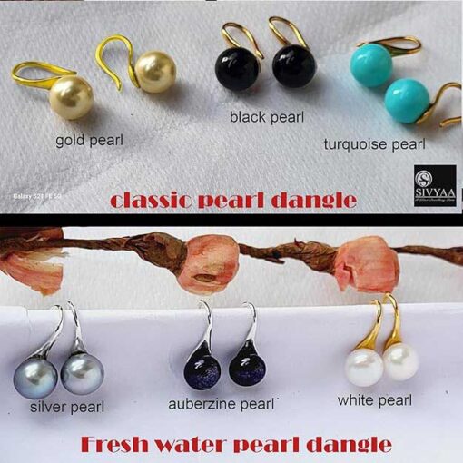 different types of tiny drop dangles SIVYAA