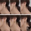 all colors- SIVYAA Fresh Water Pearl Tiny Drop Dangle pure silver Earrings