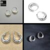 all sizes- SIVYAA men's kaju plain pure silver bali,